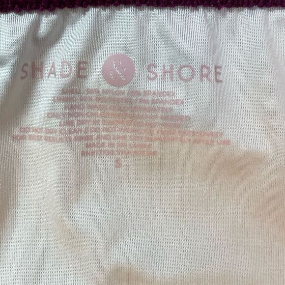 Shade & Shore bikini purple size 36C top Small bottom - Picture 3 of 5